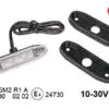 LED ääretuli, 77×23 mm, punane, 10-30 V