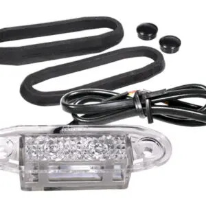 Boreman LED ääretuli, 77×23 mm, valge, 10-30 V 2