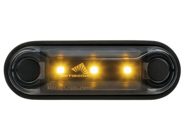 Optibeam LED-positsioonituli, Dark Phantom, 0.54 W, 85×28 mm
