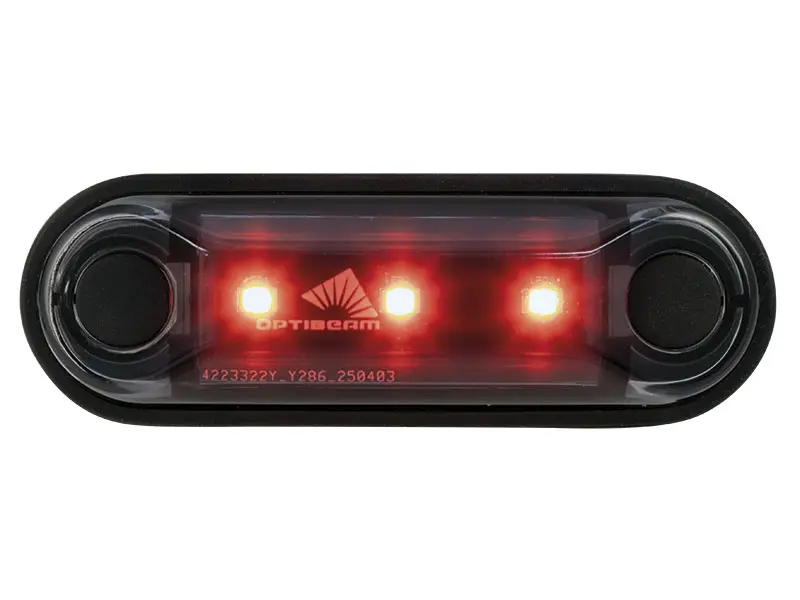 Optibeam LED-positsioonituli, Dark Phantom, 1.1 W, 85×28 mm