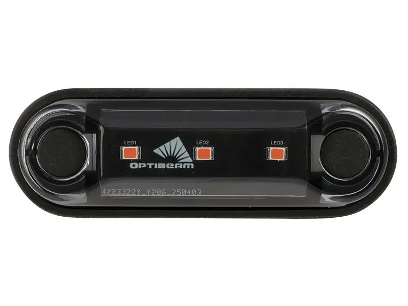 Optibeam LED-positsioonituli, Dark Phantom, 1.1 W, 85×28 mm 2