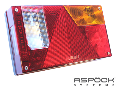 Aspöck tagatuli haagisele, Multipoint I, 240×140 mm