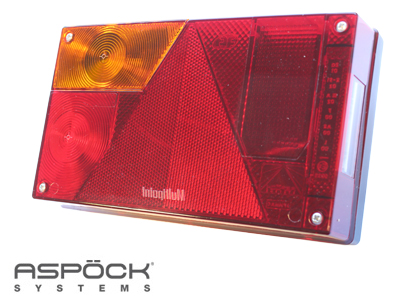 Aspöck tagatuli haagisele, Multipoint I, 240×140 mm, 1608-4674