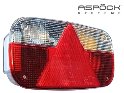 Aspöck tagatuli haagisele, Multipoint III, 244×138 mm