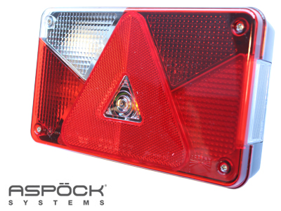 Aspöck tagatuli haagisele, Multipoint V, 240×140 mm