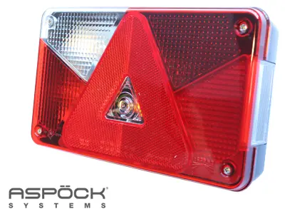 Aspöck tagatuli haagisele, Multipoint V, 240×140 mm