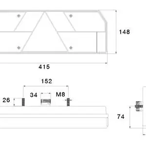 Tagatuli haagisele, Europoint I, 420×149 mm 2