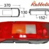 Truck-Lite tagatuli, vasak, 370×130 mm