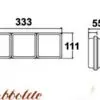 Tule alus, 333×111 mm