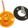 LED ääretuli, kollane, 12-24 V