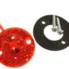 LED ääretuli, punane, 12-24 V