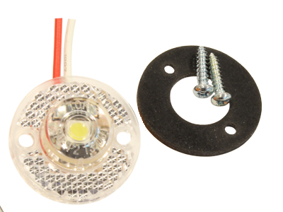 LED ääretuli, valge, 12-24 V