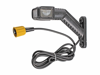 Aspöck LED ääretuli, Superpoint IV LED, vasak, valge-punane-kollane, 12-24 V