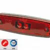 Truck-Lite LED ääretuli, 124×38 mm, punane, 12-24 V