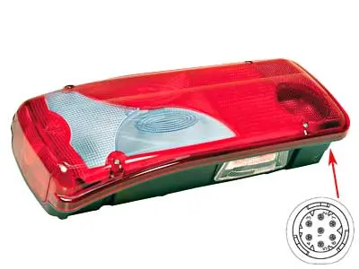 Vignal tagatuli, LC8, 400×160 mm, 12-24 V