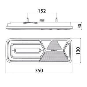 Vignal LED tagatuli, LC12, vasak 2