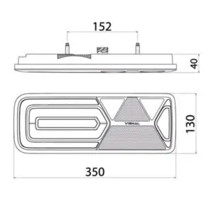 Vignal LED tagatuli, LC12, vasak 2