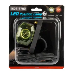 LED ääretuli, valge-punane, 24 V 2