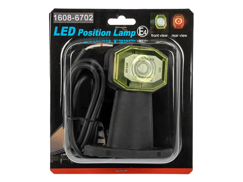 LED ääretuli, valge-punane, 24 V, 1608-6702 2