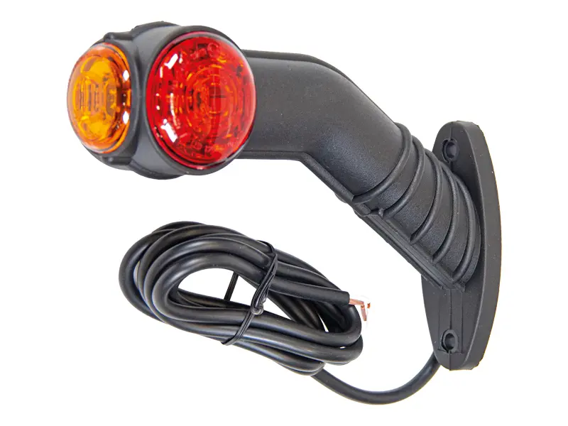 LED ääretuli, valge-punane-kollane, 12-24 V 2