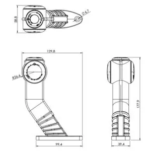 LED ääretuli, valge-punane-kollane, 12-24 V 3
