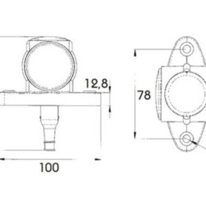 Proplast LED ääretuli, valge-punane-kollane, 12-24 V, 1608-6718 3