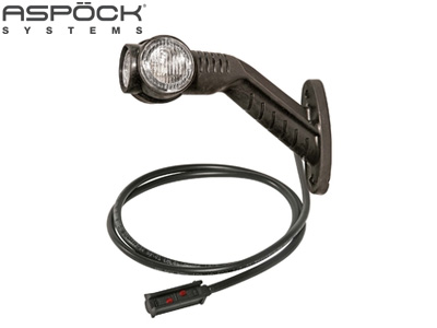 Aspöck LED ääretuli, Superpoint III LED, vasak, valge-punane-kollane, 24 V