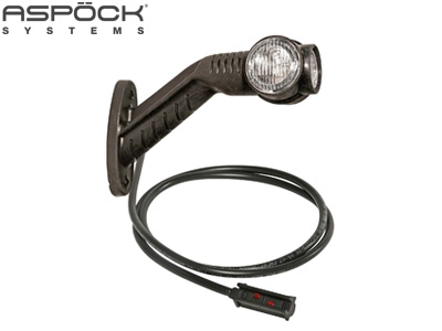 Aspöck LED ääretuli, Superpoint III LED, parem, valge-punane-kollane, 24 V