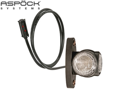 Aspöck LED ääretuli, Superpoint III LED, valge-punane-kollane, 24 V