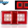 Truckvision LED tagatuli, 150×80 mm