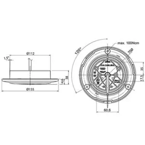Jokon LED tagatuli, 24 V, 1608-6769 3