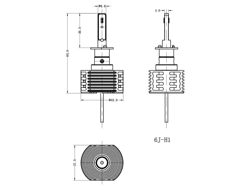 LED-pirn H1, 25W 2