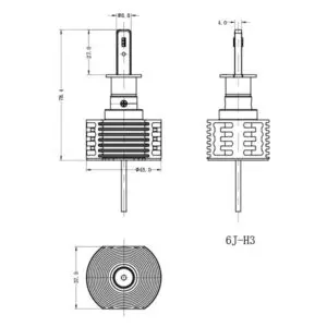 LED-pirn H3, 25W 2