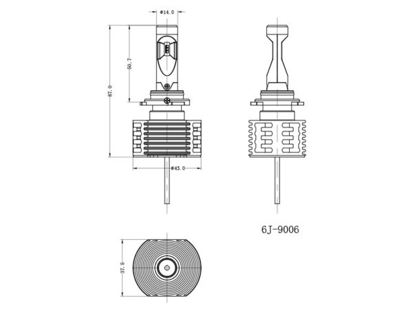 LED-pirn 9006