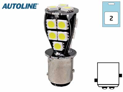 LED pirnipaar, CAN-BUS, P21/5W (12499)