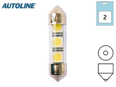 Autoline LED pirnipaar, 0.42 W