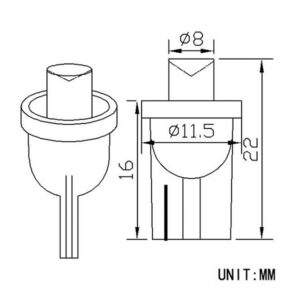 Autoline LED pirnipaar, W5W (12256, 12961) 4