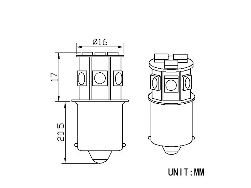 Autoline LED pirnipaar, 12814, 12821 4