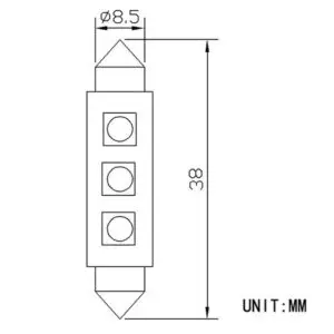 Autoline LED pirnipaar, 12844, 12854 4