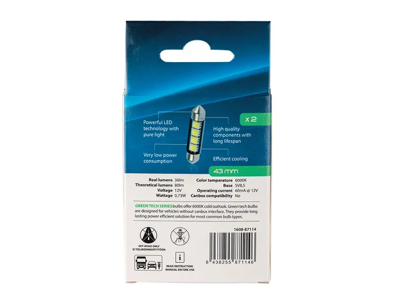 Autoline LED pirnipaar, 12864 3