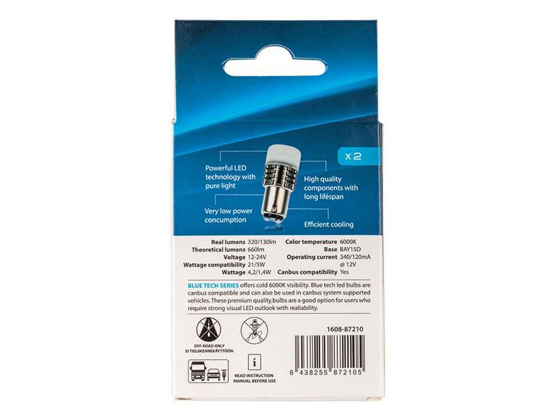 Autoline LED pirnipaar, 4.2W/1.4 W 3