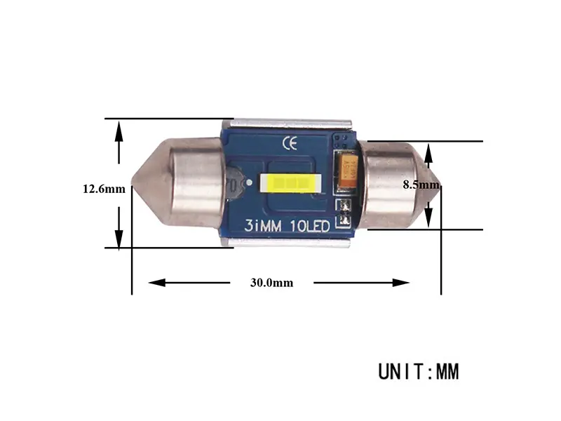 Autoline LED pirnipaar, 2.3 W 4