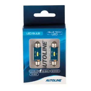 Autoline LED pirnipaar, 2.3 W, valge, 12/24 V 2