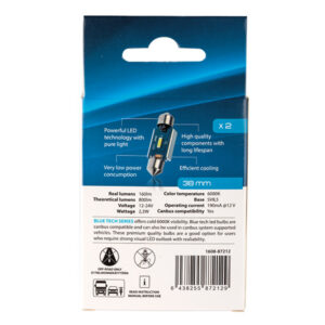 Autoline LED pirnipaar, 2.3 W, valge, 12/24 V 3