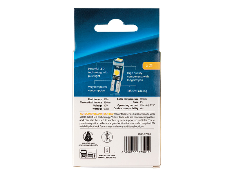 Autoline LED pirnipaar, 0.6 W 3