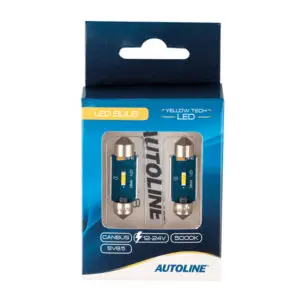 Autoline LED pirnipaar, 2.2 W, valge, 12/24 V 2
