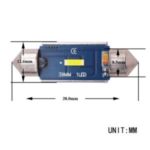 Autoline LED pirnipaar, 2.2 W, valge, 12/24 V 4