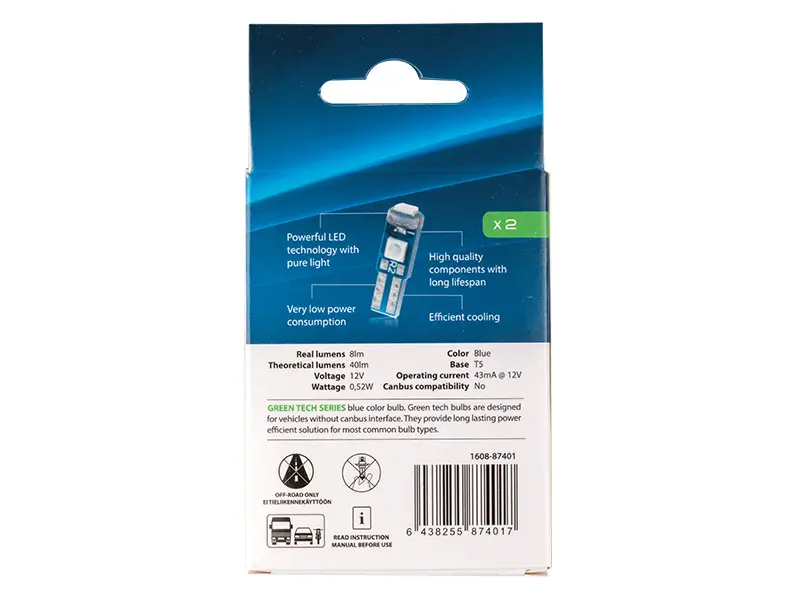 Autoline LED pirnipaar, 12516, 12520, 0.52 W 3