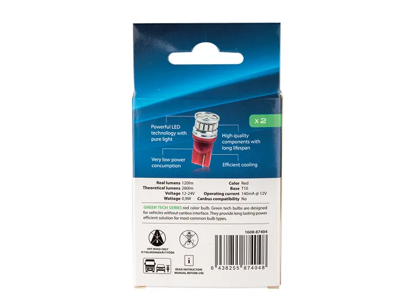 Autoline LED pirnipaar, 0.9 W 3