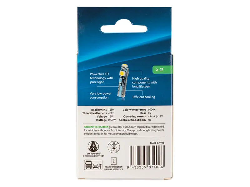 Autoline LED pirnipaar, 12516 3